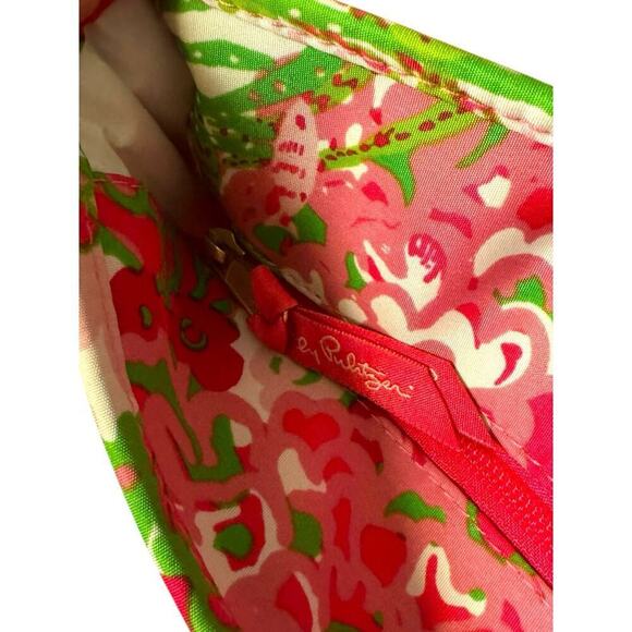 Lilly Pulizer Pink Beach Rose Insulated Large Shoulder Tote Bag Picnic Cooler - Picture 8 of 10